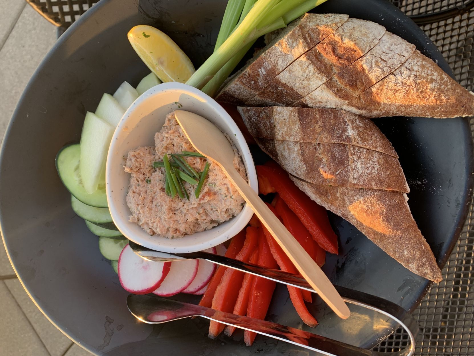 Smoked salmon dip